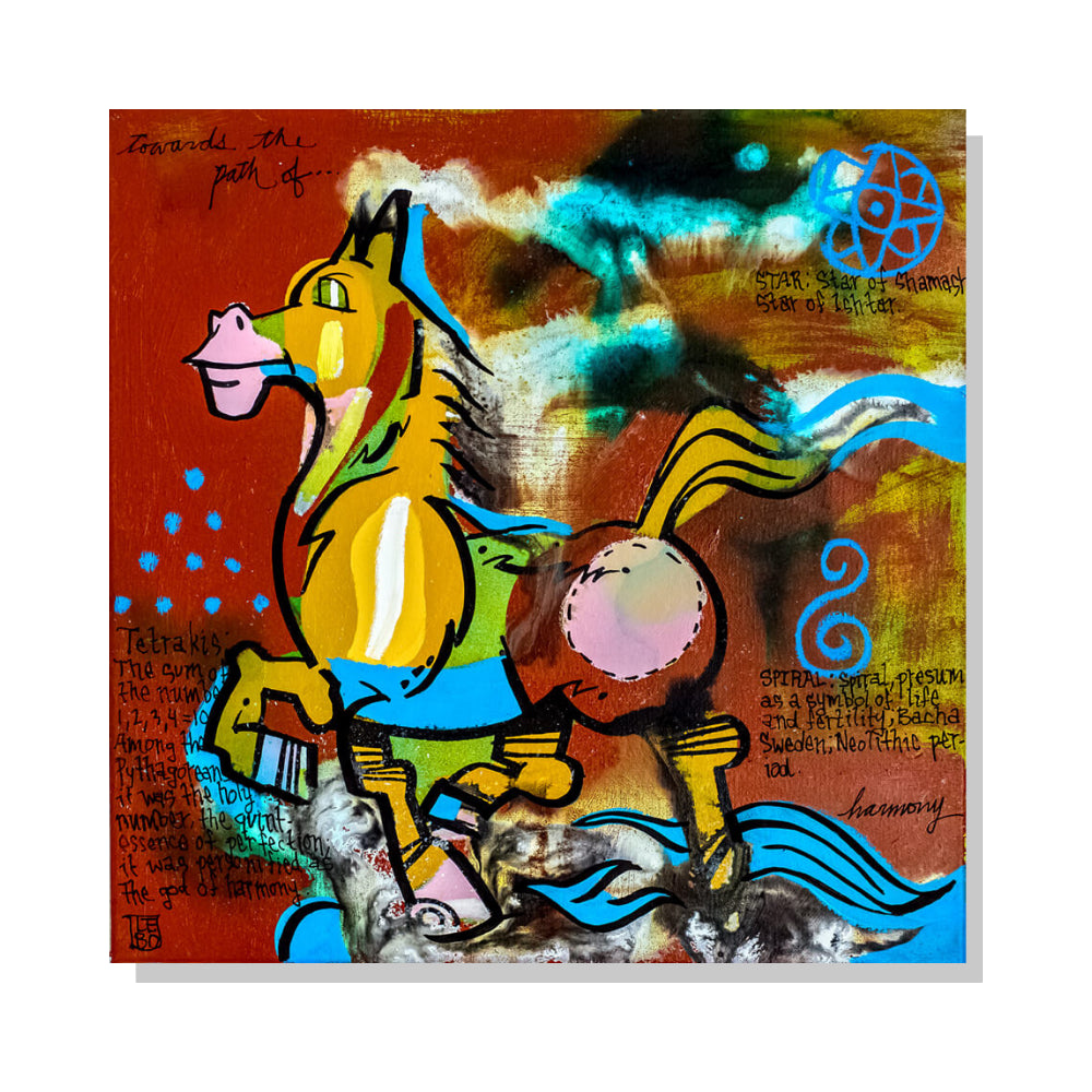 Towards The Path of Harmony - Lebo Mineral Print